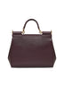 Burgundy large Sicily handbag