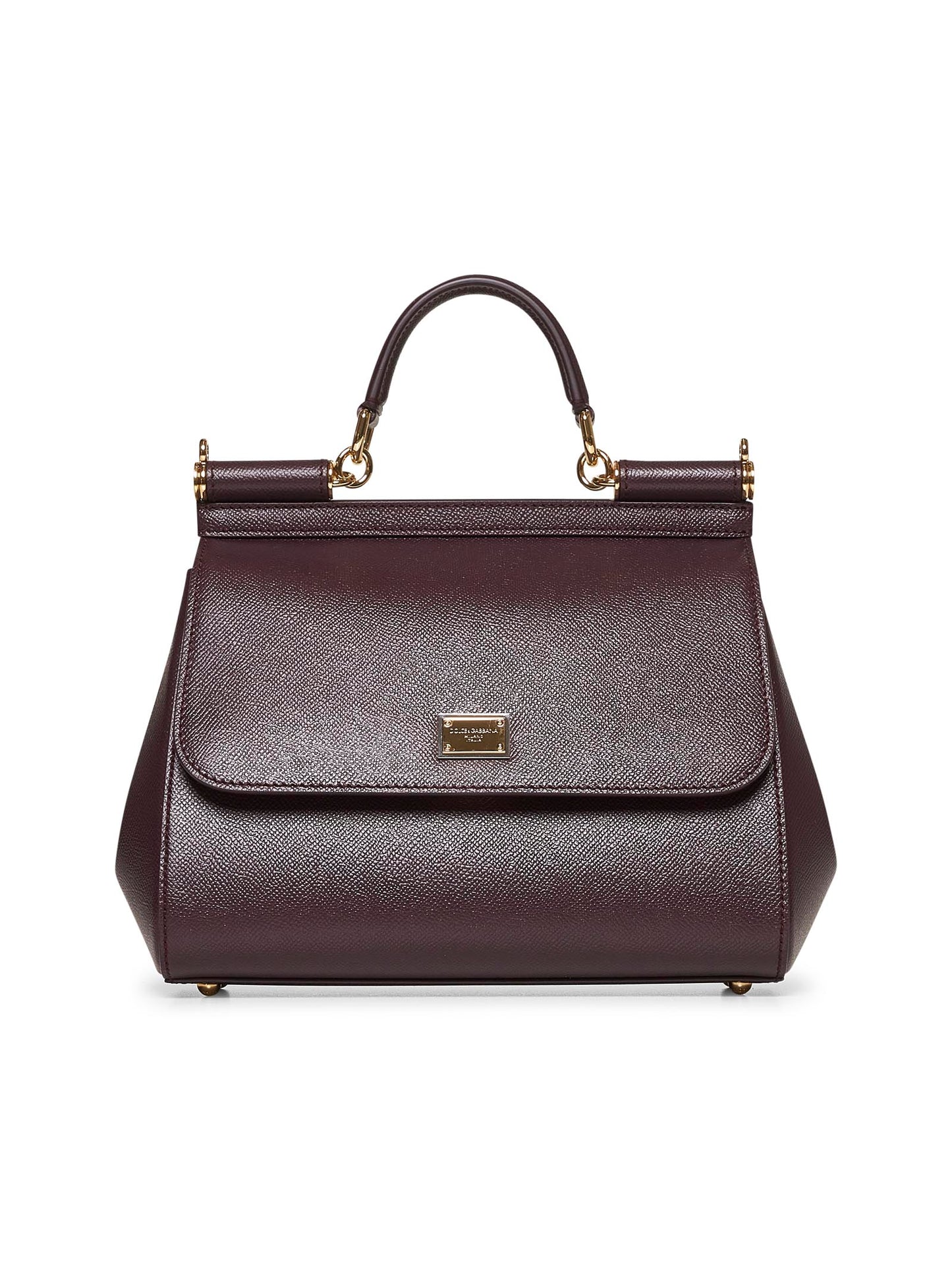 Burgundy large Sicily handbag