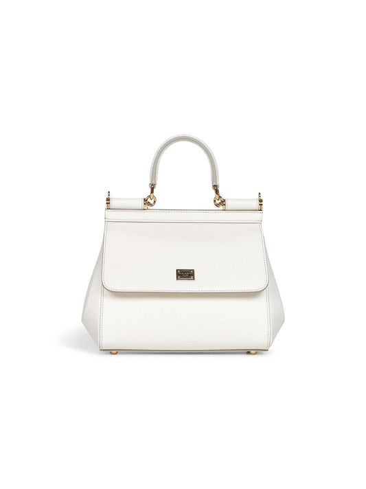 White medium Sicily handbag