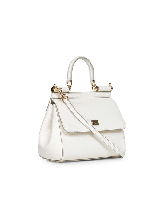 White medium Sicily handbag