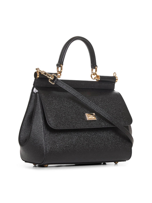 Black medium Sicily handbag