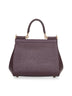 Burgundy medium Sicily handbag