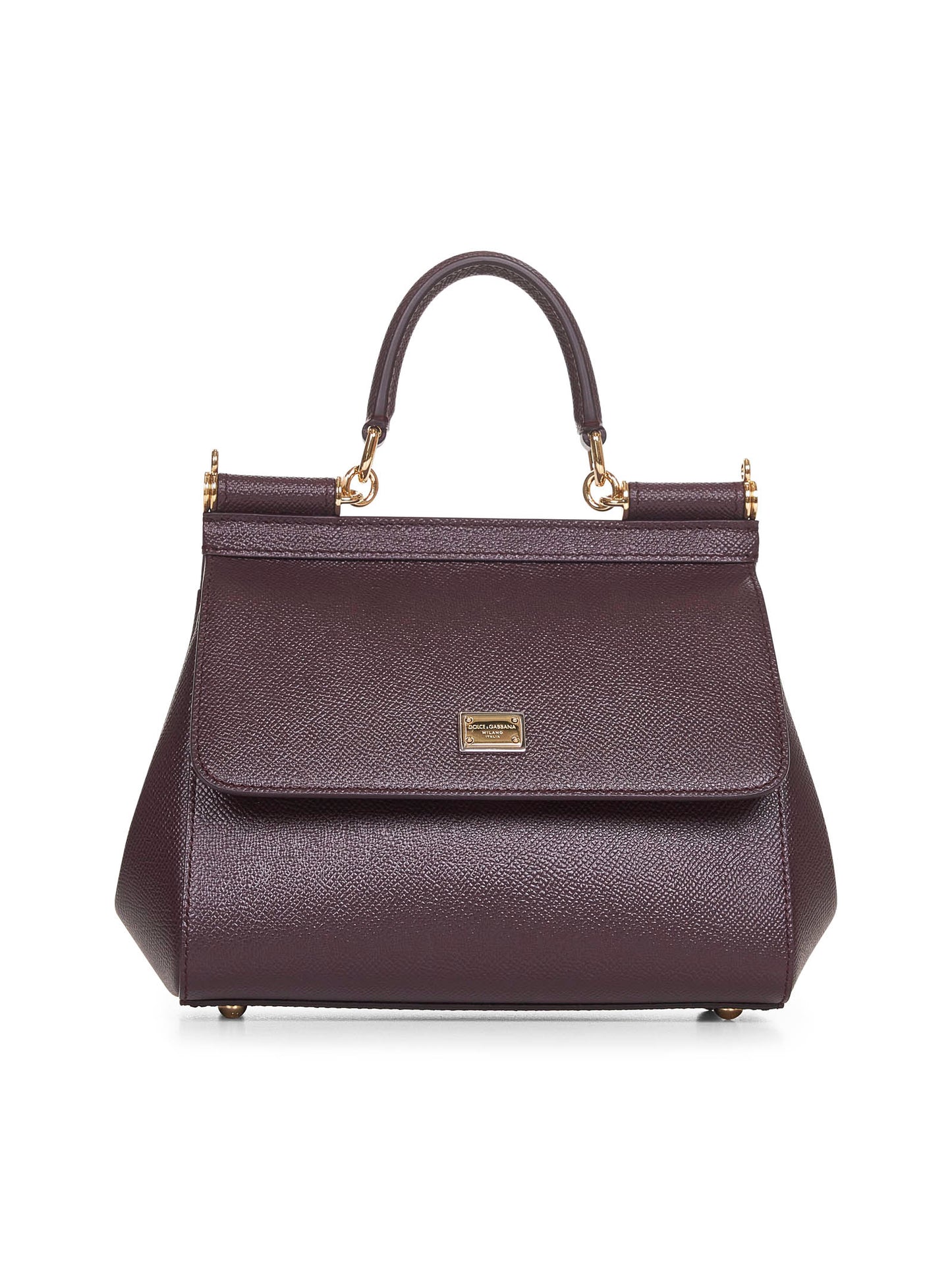 Burgundy medium Sicily handbag