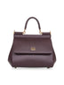 Burgundy medium Sicily handbag