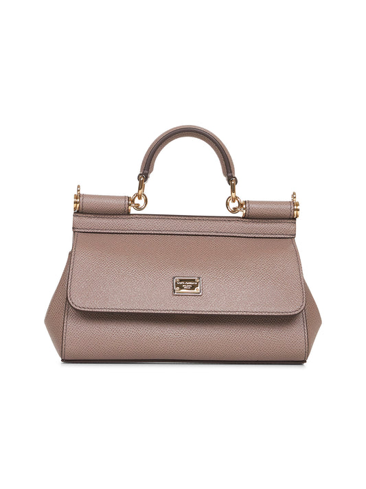 Taupe small Sicily handbag