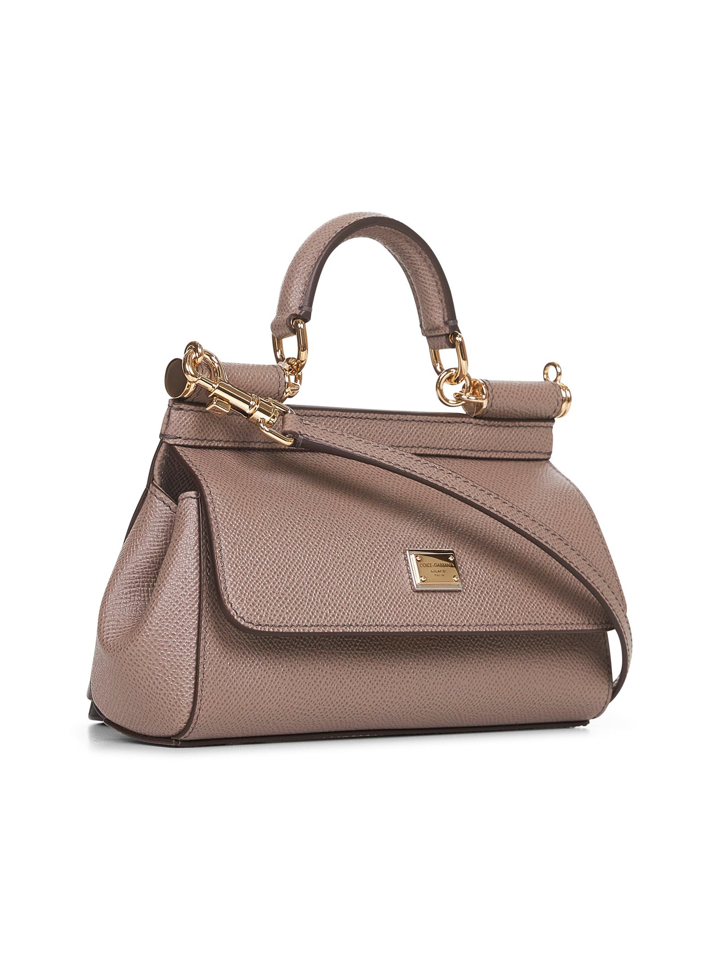 Taupe small Sicily handbag
