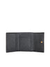 Black Dauphine leather wallet