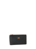 Large black Dauphine leather card case