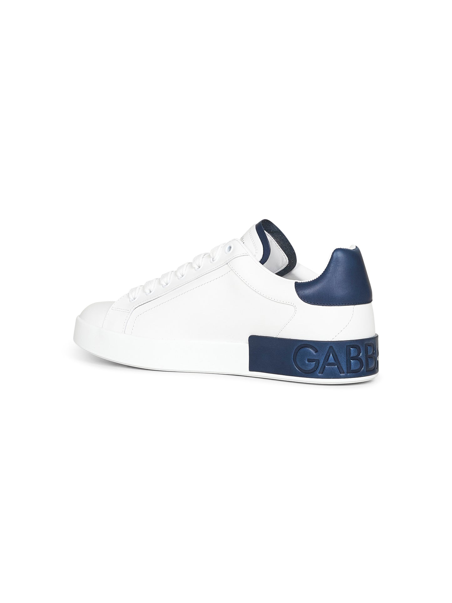 White calf leather Portofino sneakers