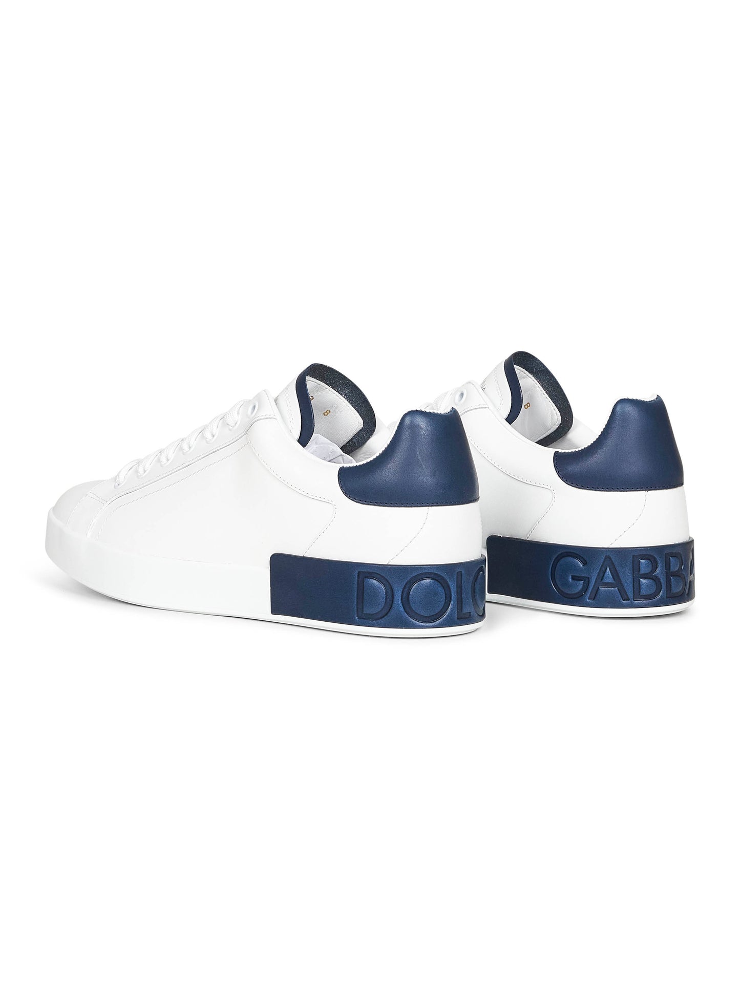 White calf leather Portofino sneakers