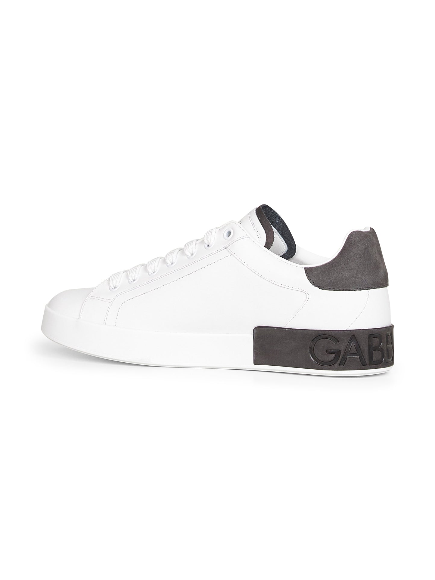 White calf leather Portofino sneakers