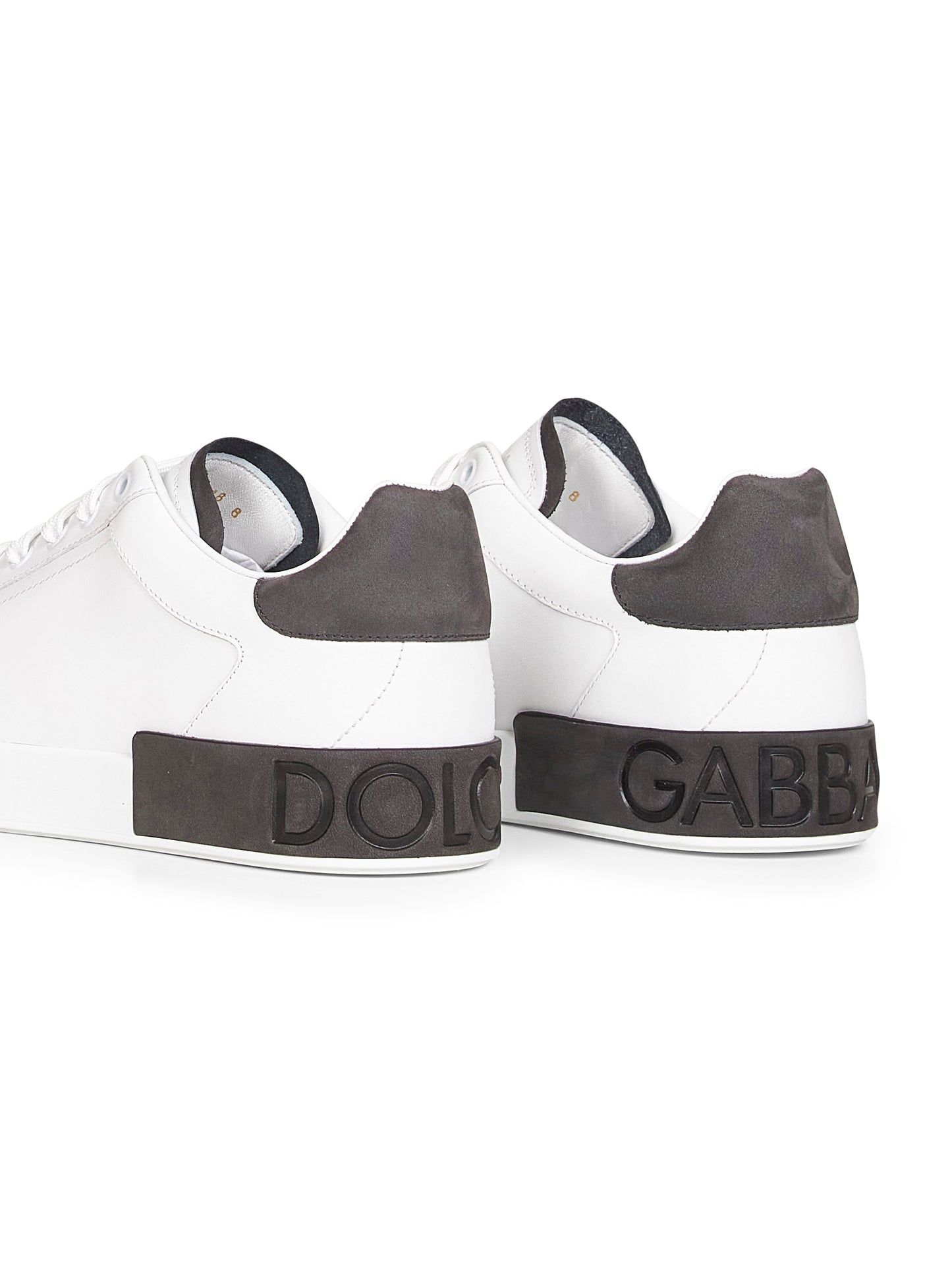 White calf leather Portofino sneakers
