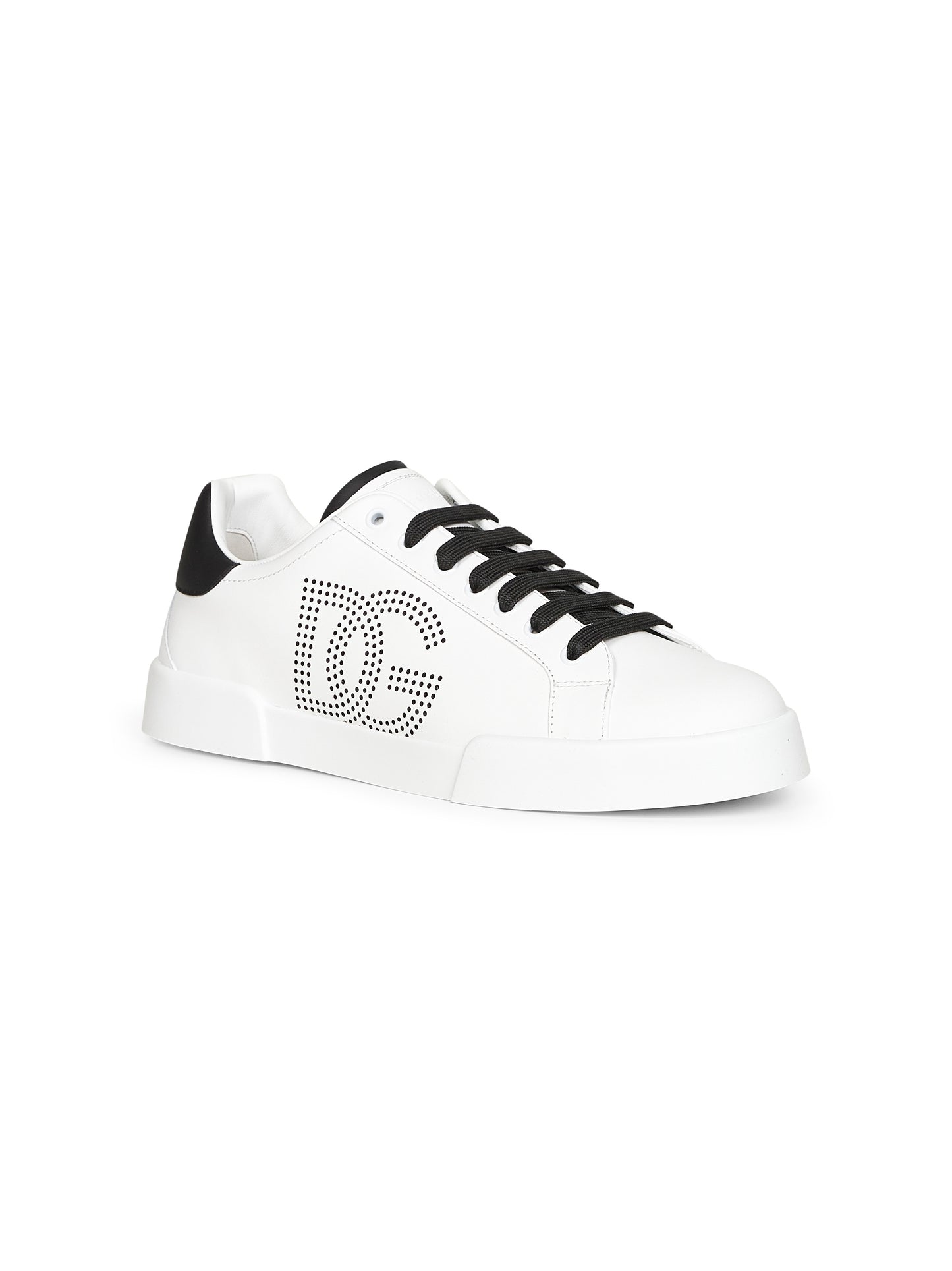 White calf leather Portofino sneakers