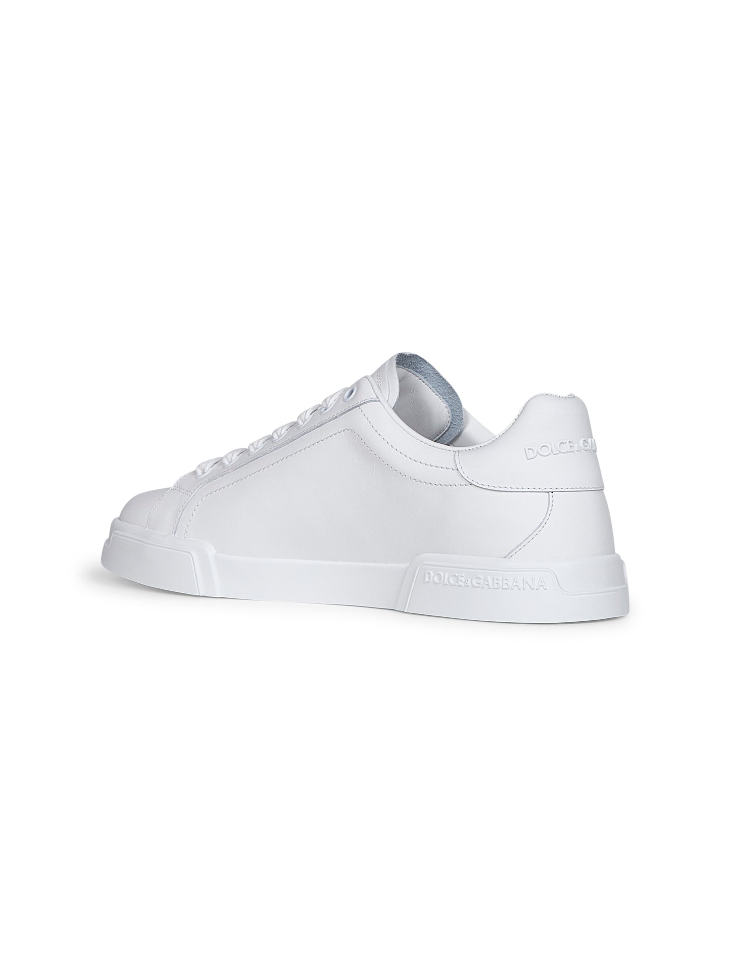 Sneakers Portofino in pelle di vitello bianca