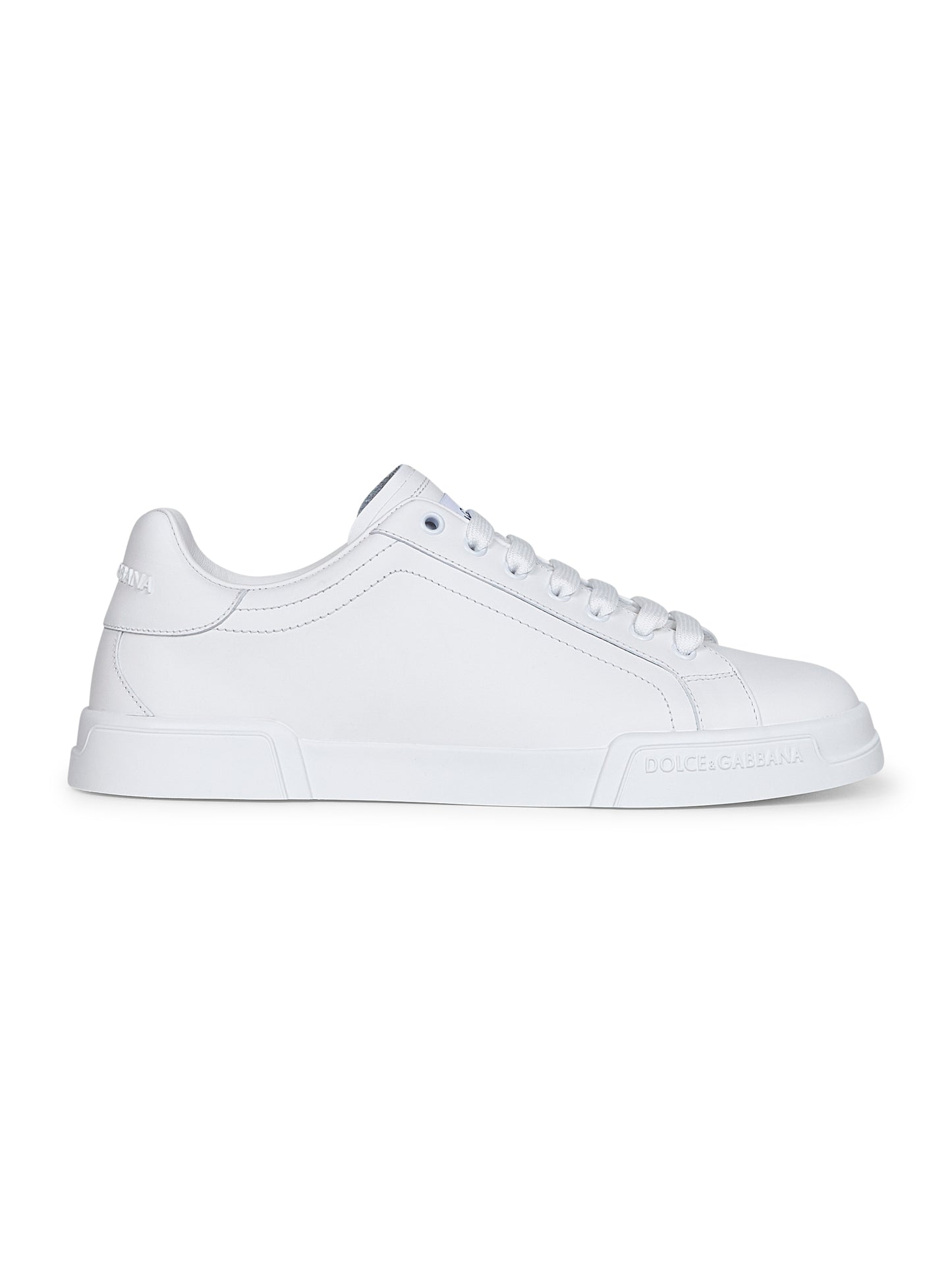 Sneakers Portofino in pelle di vitello bianca
