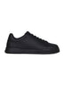 Black calf leather Portofino sneakers