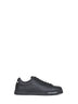 Black calfskin nappa Portofino sneakers