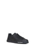 Black calfskin nappa Portofino sneakers