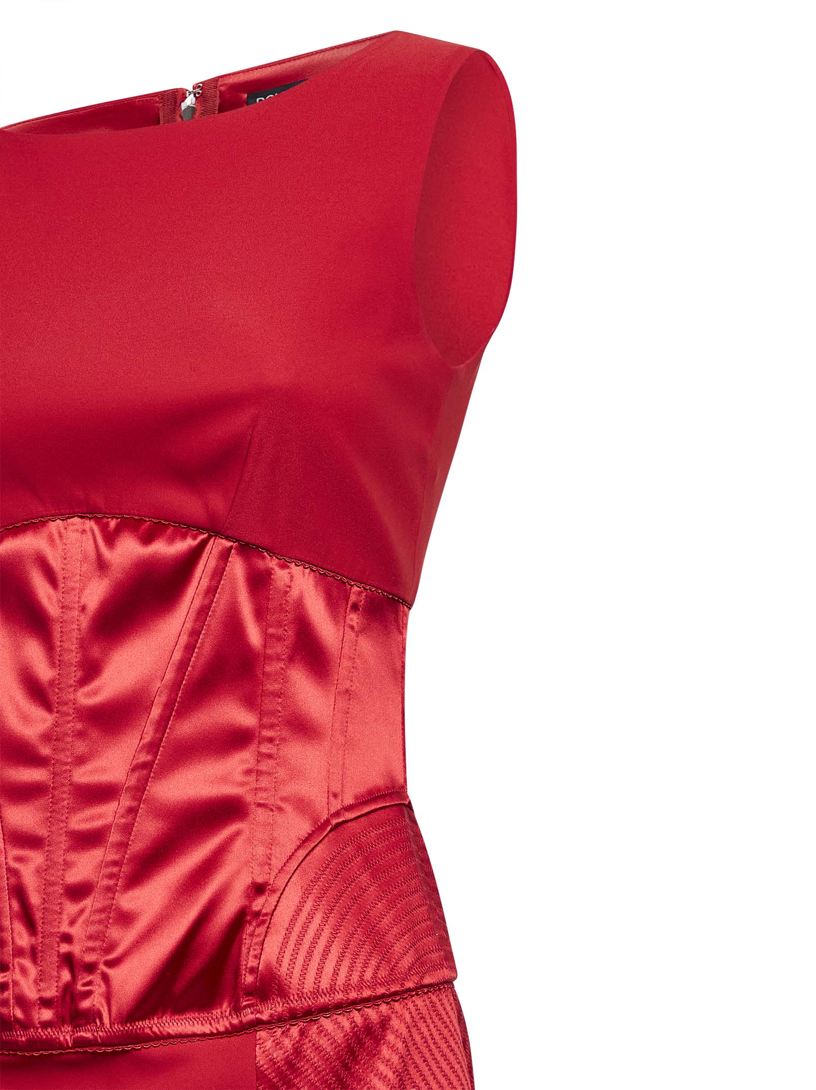 dolce dress red Long chiffon dress