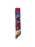 Flower bouquet print silk twill bandeau