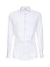 Camicia tuxedo Gold in popeline di cotone bianco