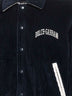 Blue corduroy bomber jacket