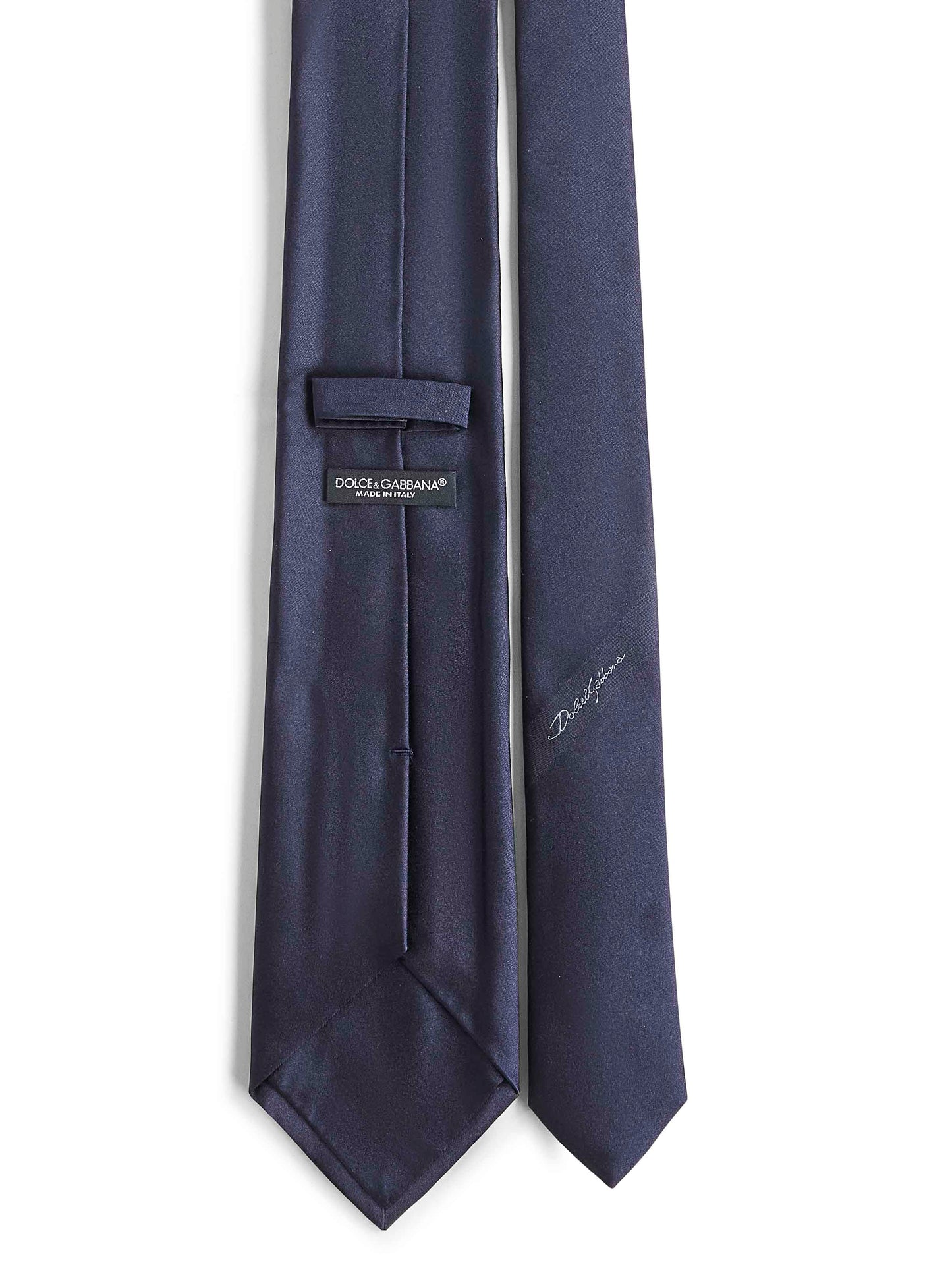 Blue silk Sicilia tie
