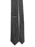 Black jacquard silk Martini tie