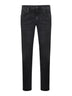 Black stretch denim slim jeans