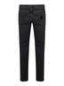 Black stretch denim slim jeans