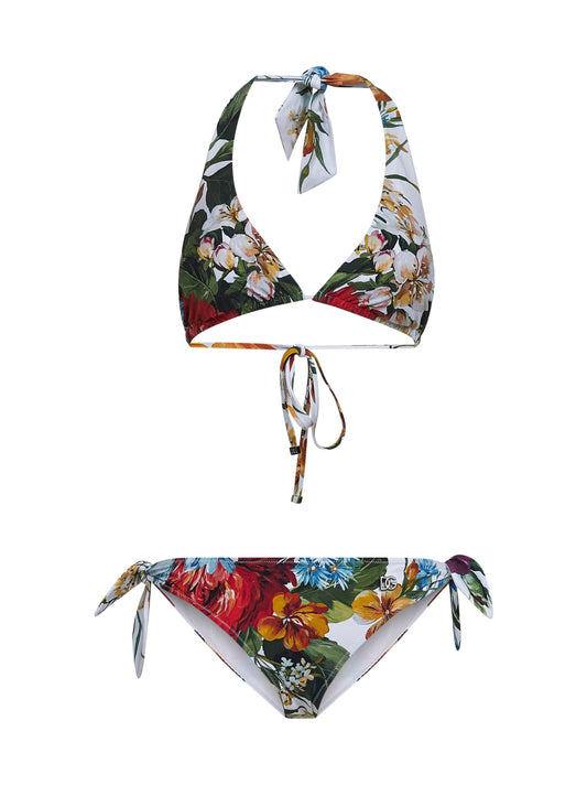 Bikini triangolo stampa Fiori