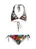 Bikini triangolo stampa Fiori