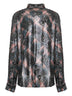 Spray-Painted Check sequin shirt