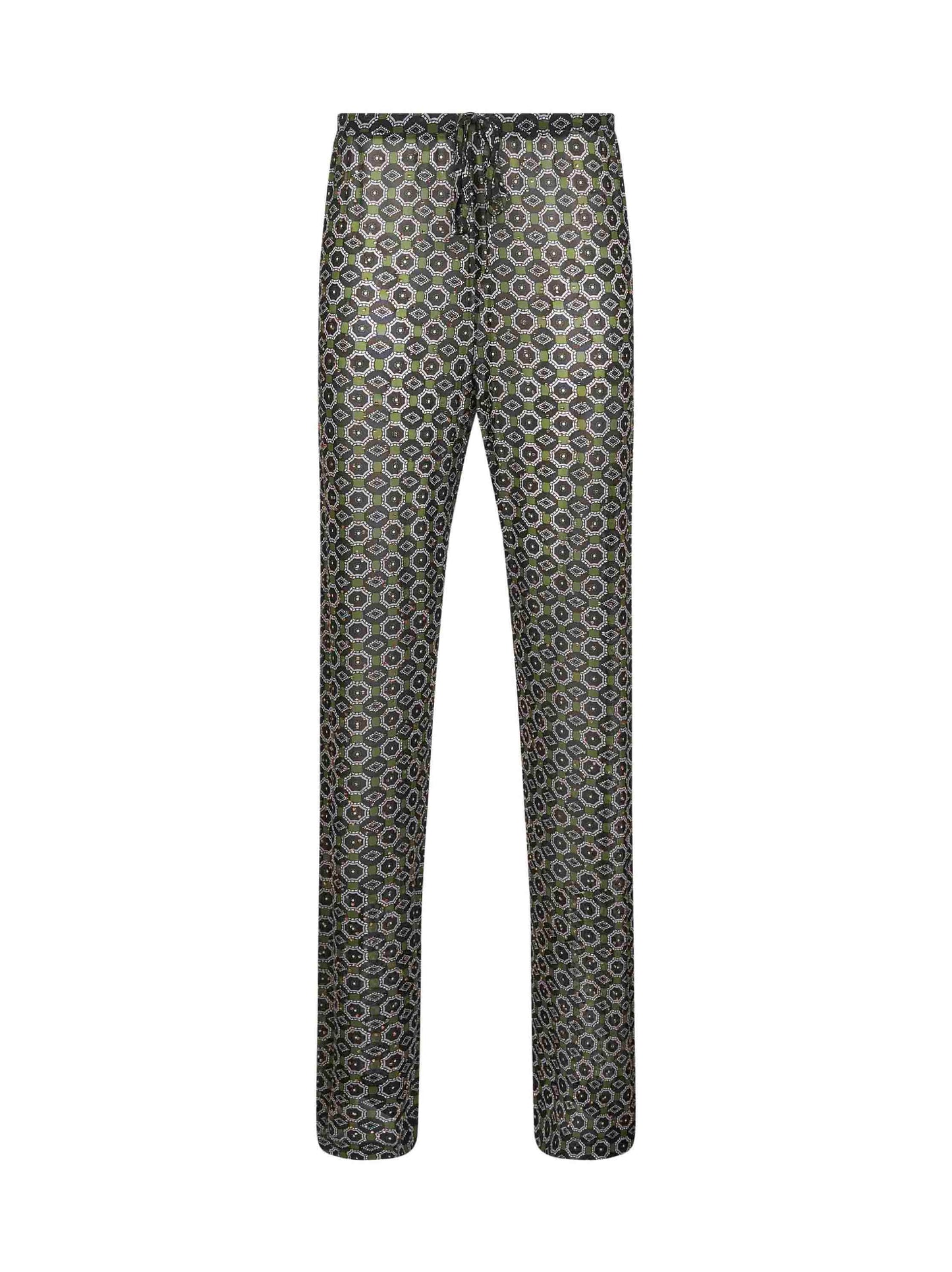 Pantaloni in jersey con applicazioni
