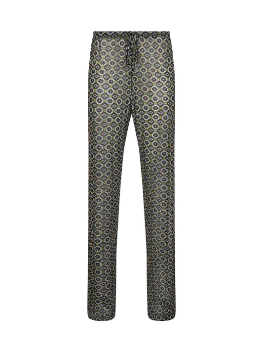 Pantaloni in jersey con applicazioni