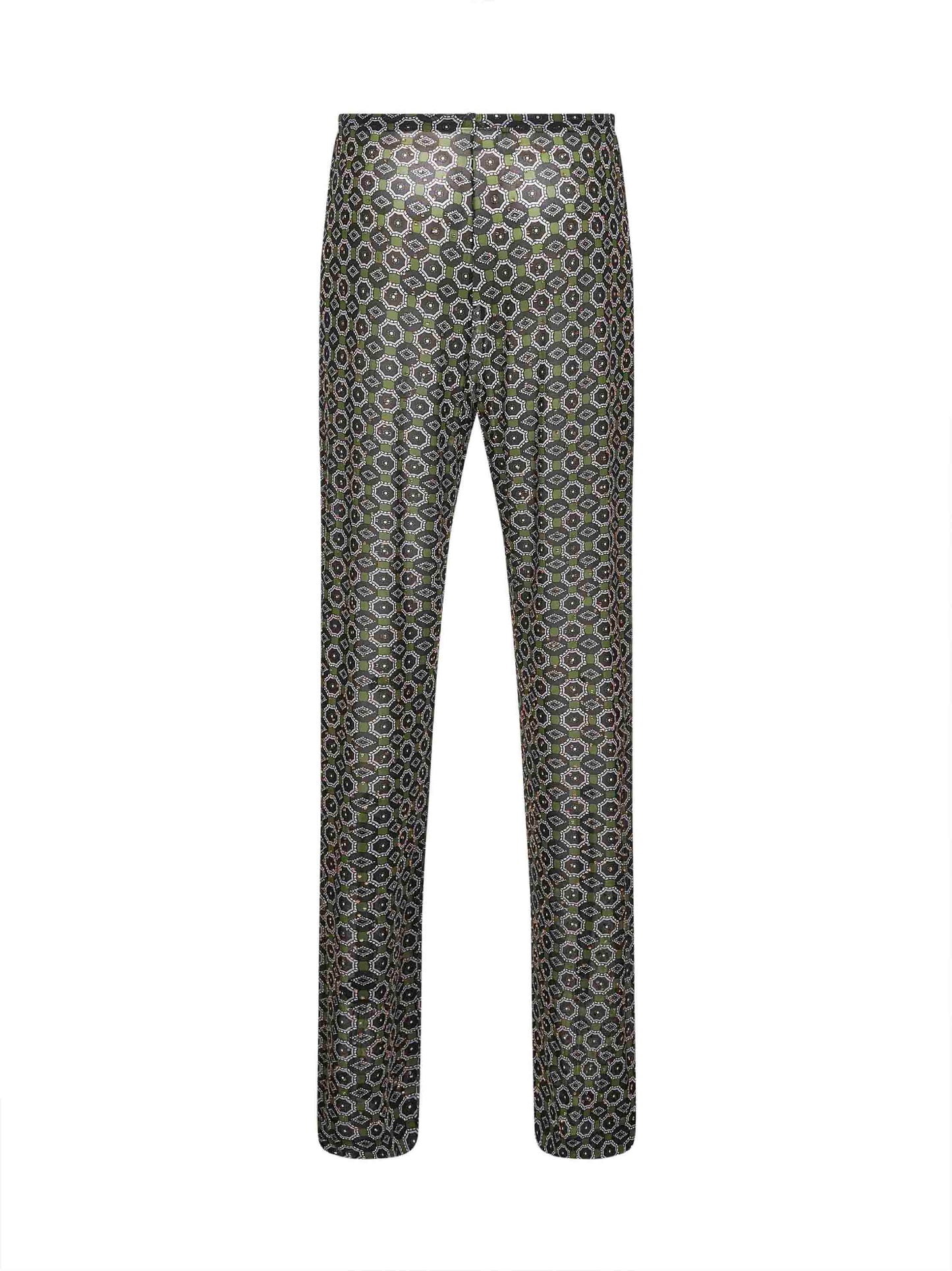 Pantaloni in jersey con applicazioni