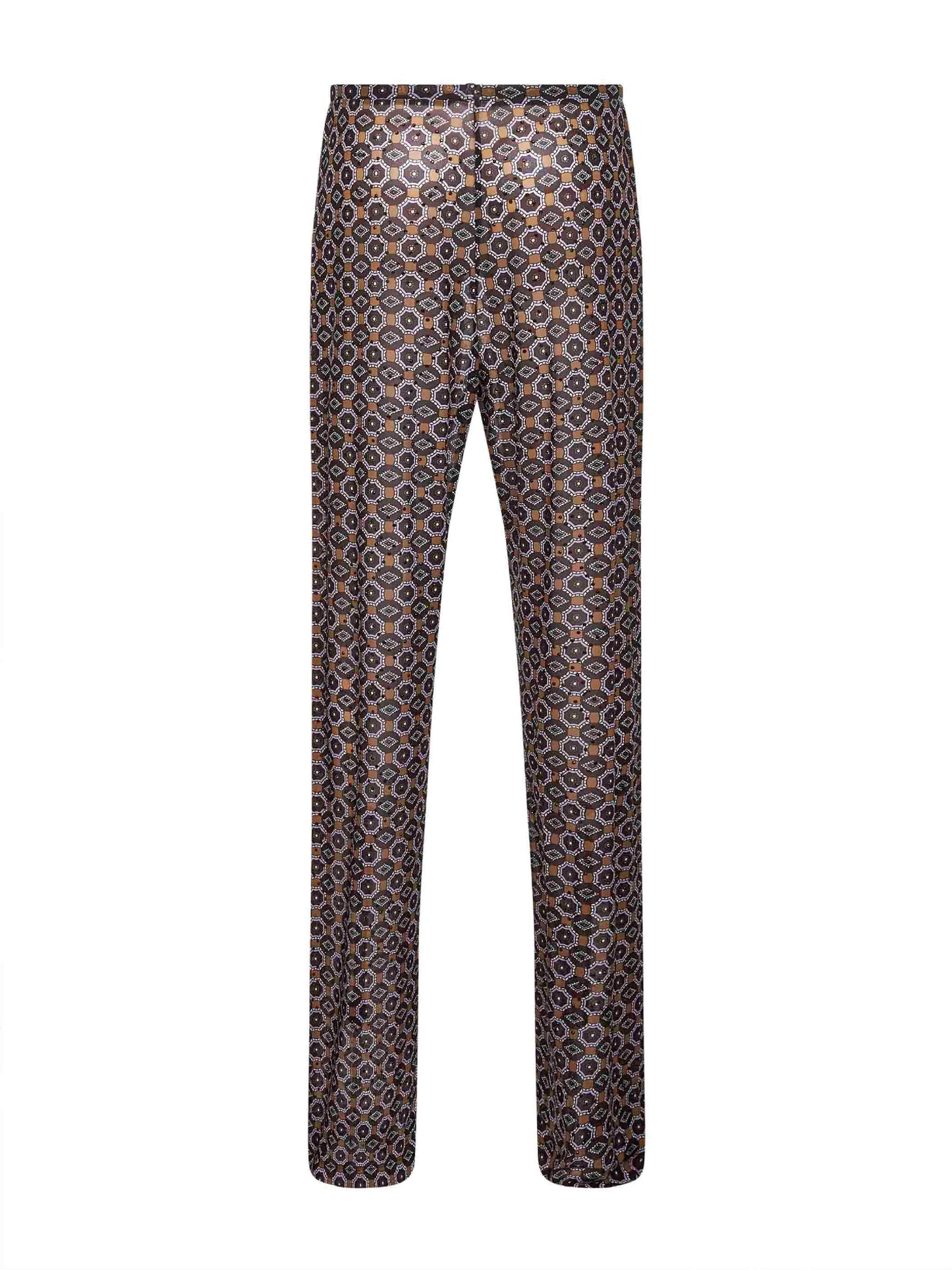 Embellished jersey pants
