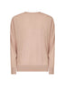 Maglia ampia in lana Merino fine rosa