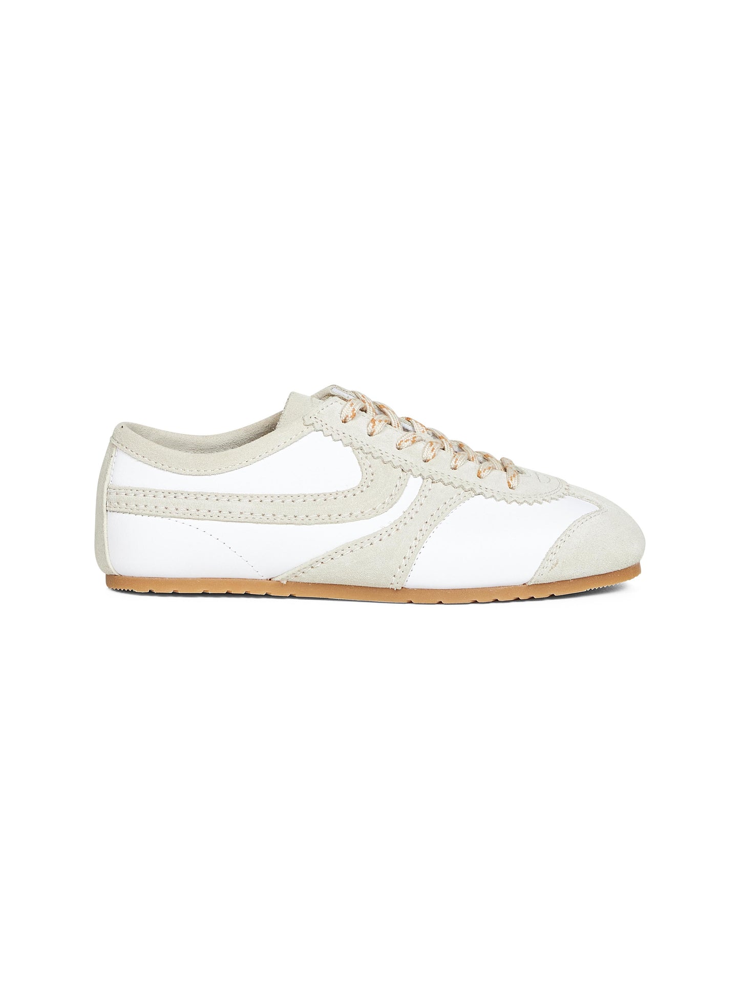 Sneakers in nappa bianca