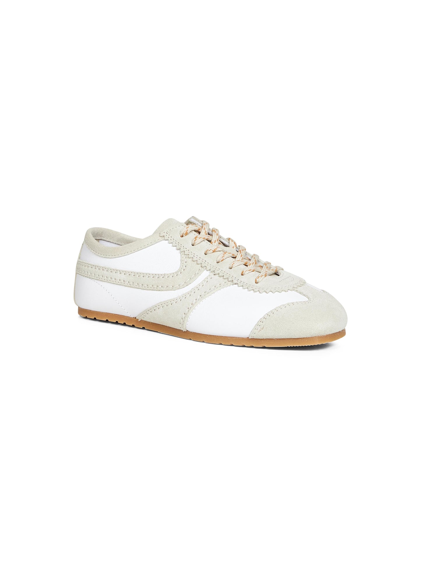 Sneakers in nappa bianca