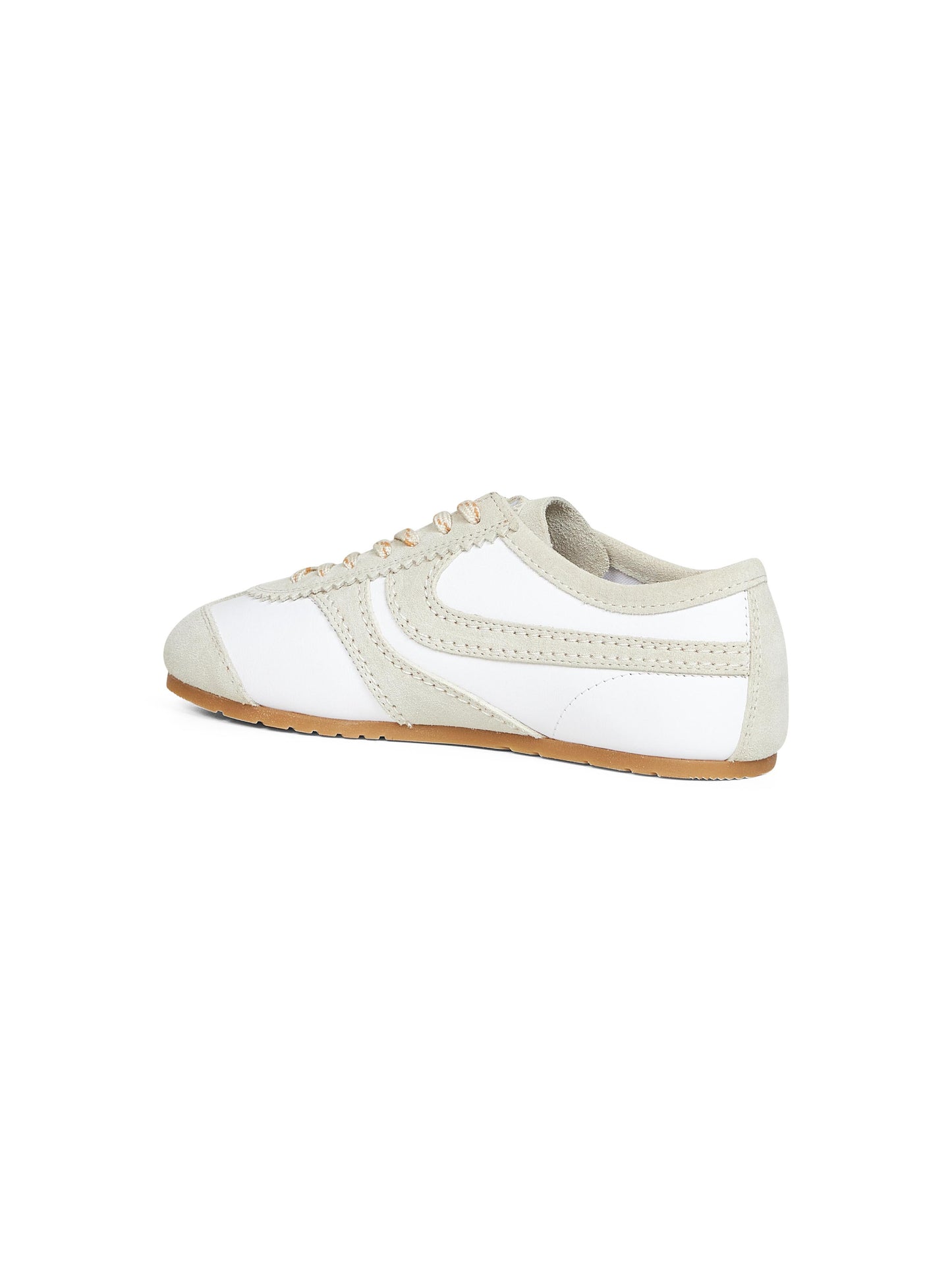 Sneakers in nappa bianca