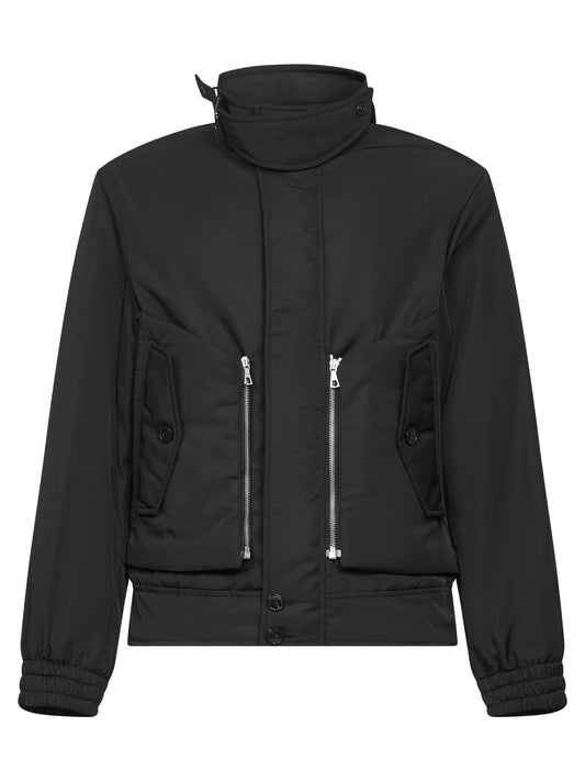 Black nylon Shell jacket