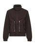 Brown overdyed cotton Shell jacket