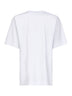 White cotton jersey oversized T-shirt