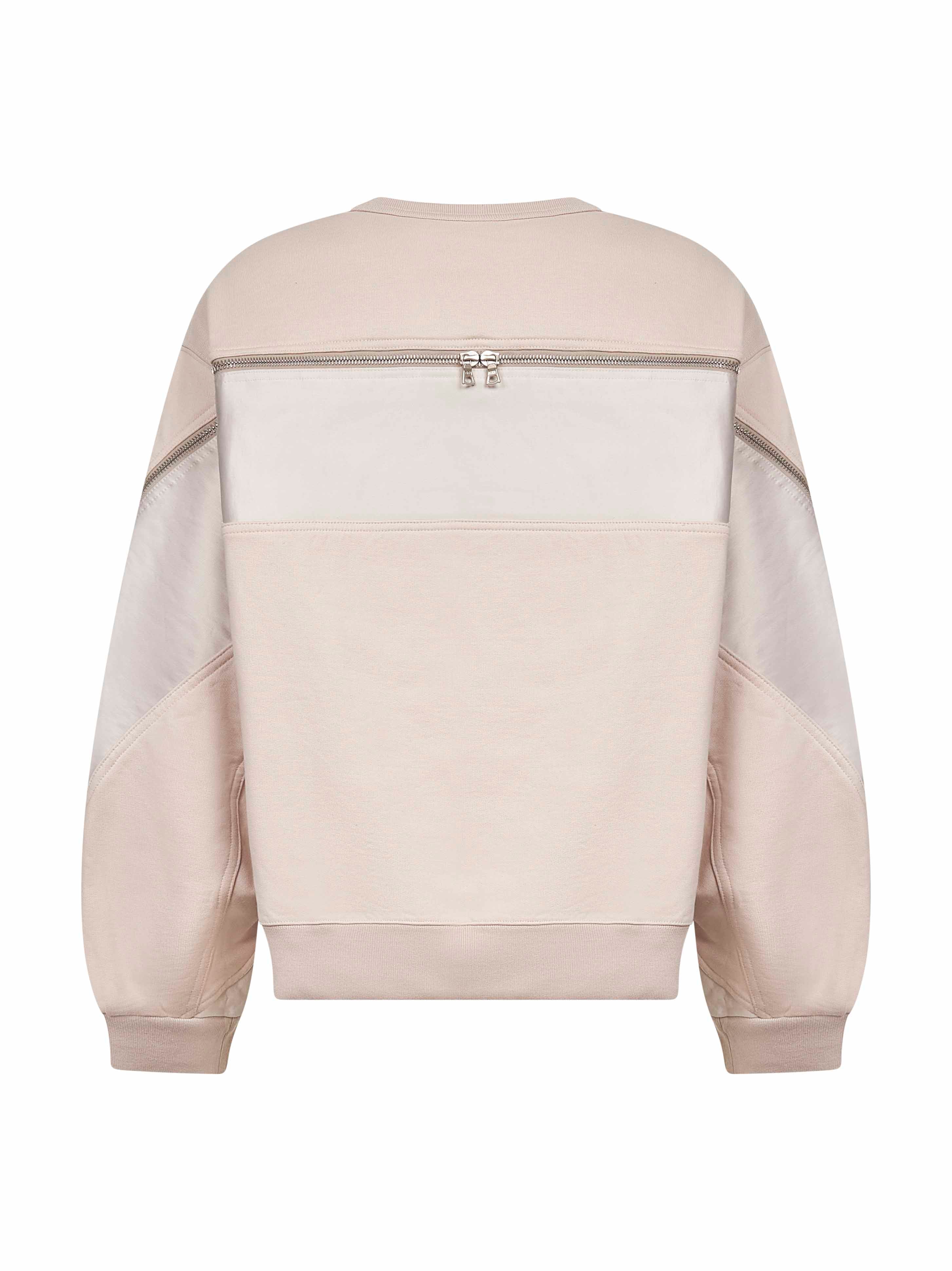 DRIES VAN NOTEN ピンク スウェット M DRIES VAN NOTEN ドリスヴァンノッテン ナイロン混 クルーネック