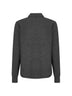 Grey cashmere knit shirt