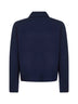 Blue wool knit cardigan