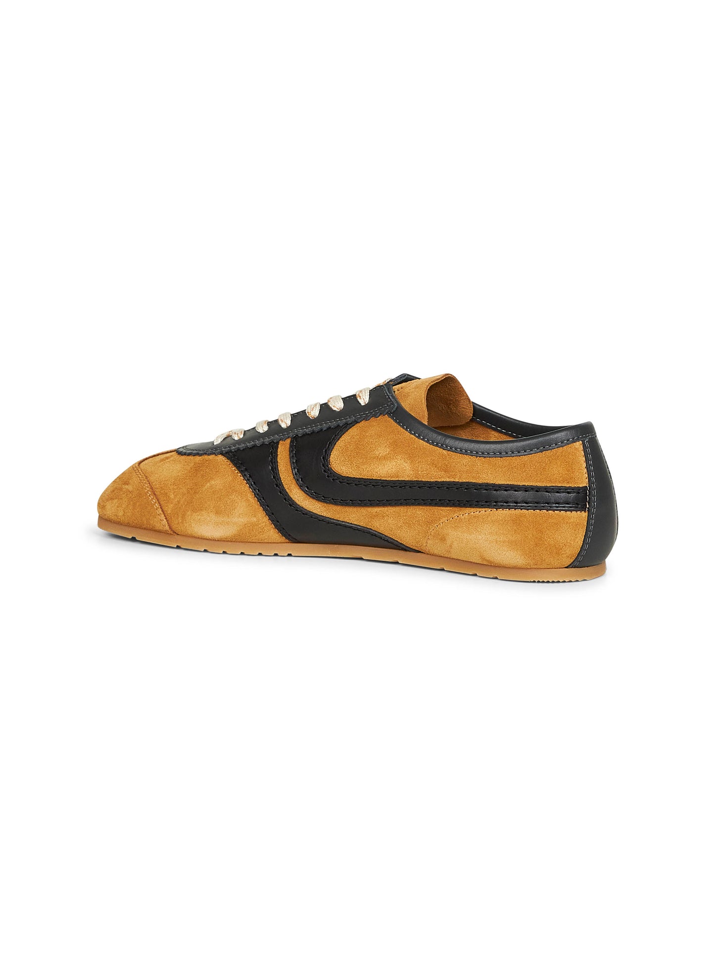 Beige suede sneakers