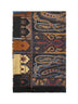 Black Paisley print wool and silk scarf