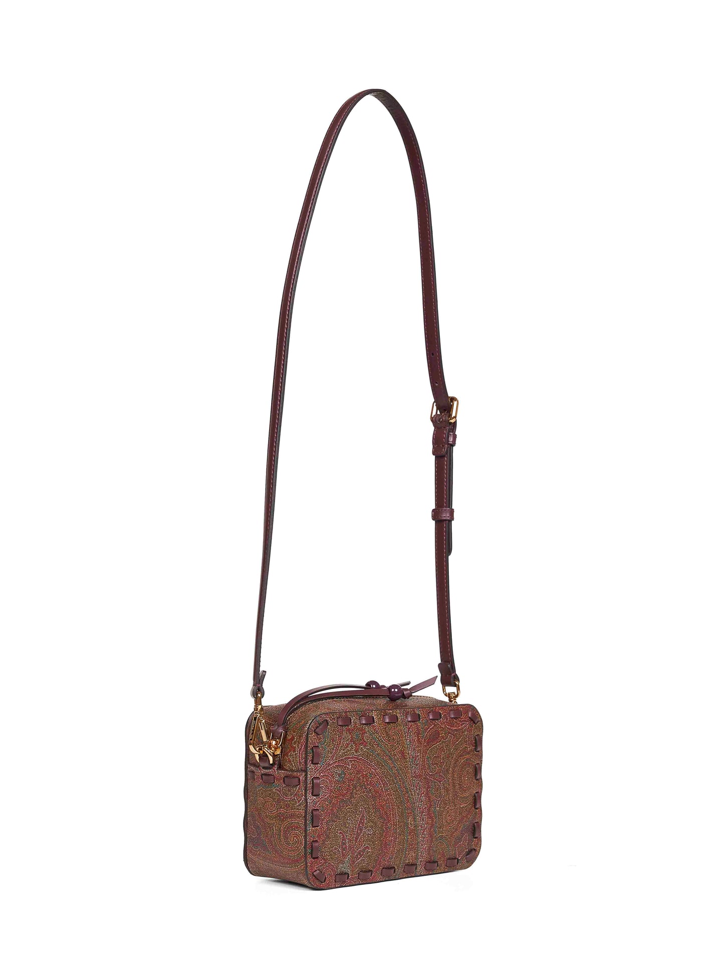 Brown Arnica 1984 Paisley crossbody bag